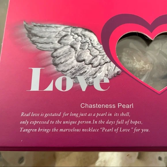 Chasteness Fortune Pearl fortune jewelry set necklace earrings and ring - Picture 6 of 17